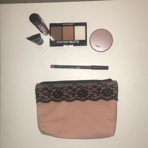 Pink & Black Ipsy Bag w/ 5 products!
